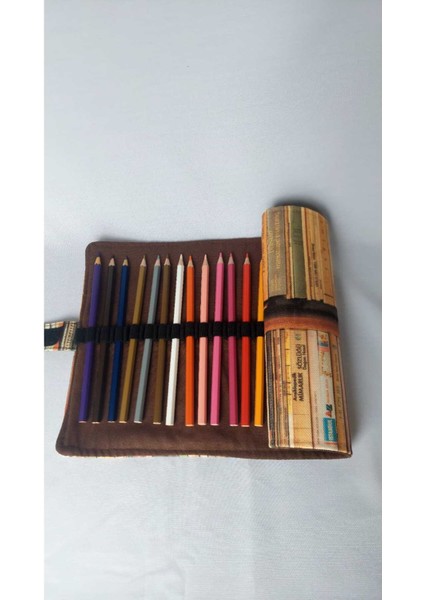 Renkli Çok Bölmeli Tasarım Kalemlik, Okul ve Çalışma Için Şık Saklama Çözümü