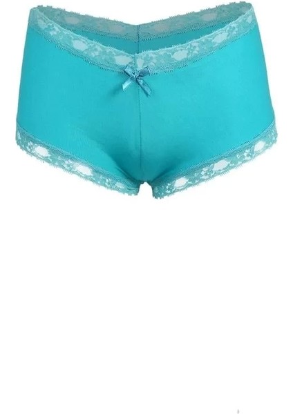 Kadın Pamuklu 2li Boxer Turkuaz fiyatları