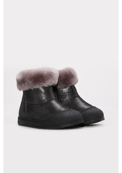 Hakiki Deri Kürklü Unisex Çocuk Klasik Bot 157KXA2713 modelleri