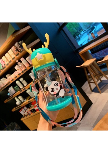 Yeşil Geyikli Çocuk Suluğu 500 Ml, Damlatmaz, Bpa Içermez, Okul ve Taşıma Için fiyatları