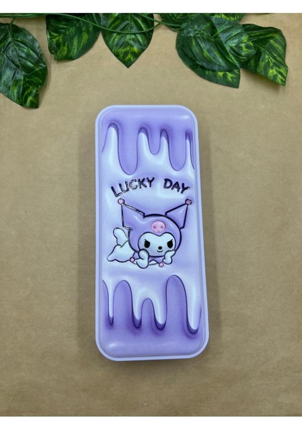 Kawaii ve Dinazorlu Çift Hazneli Sert Yüzeyli Renkli Kalemlik Okul Hediyesi