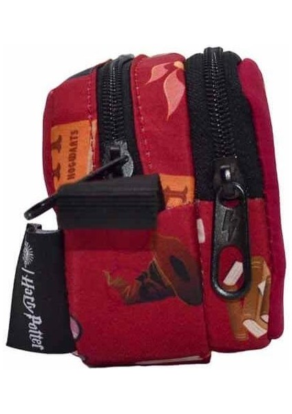 Kırmızı Çift Bölmeli Şık Kalemlik, Pratik ve Kullanışlı Okul Aksesuarı fiyatları