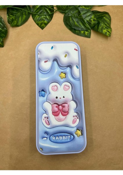 Mavi Çift Hazneli, Sert Yüzeyli Sevimli Kalemlik, Okul Öncesi Hediye ve Kullanışlılık