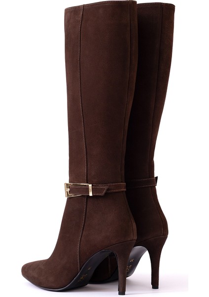 Hakiki Deri Kadın Çizme - Ince Topuk 25HSY2041 modelleri