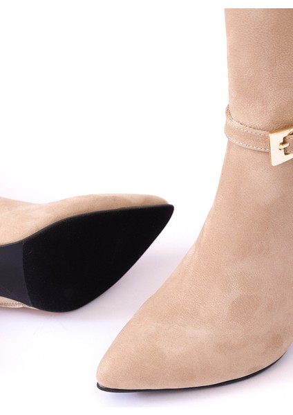 Hakiki Deri Kadın Çizme - Ince Topuk 25HSY2041 fırsatları