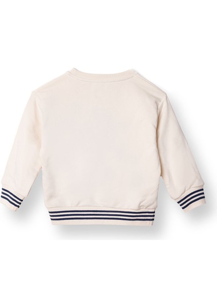 Erkek Bebek Happy Animals Sweatshirt Iki Iplik Bisiklet Yaka Uzun Kol fiyatları