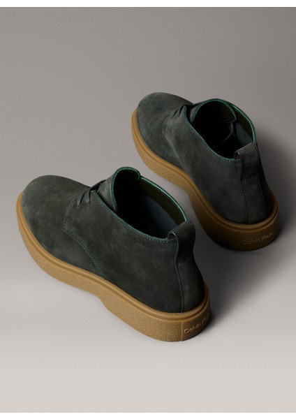 Deri Haki Erkek Bot Text Rubber Desert Boot Su indirimleri