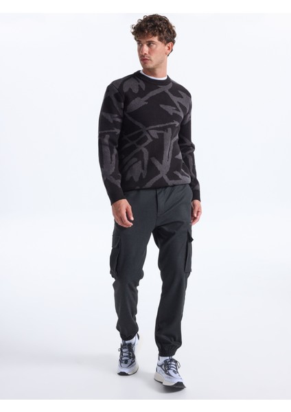 D5WM-PNT3850 Antrasit Relaxed Düz Erkek Pantolon