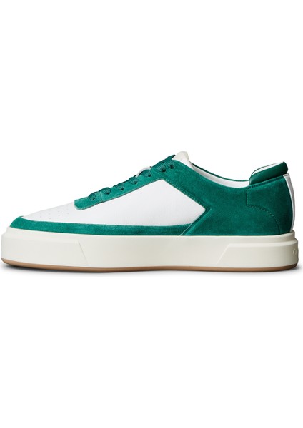 Beyaz - Yeşil Erkek Sneaker Basket Cupsole Laceup Lth-Su fiyatları