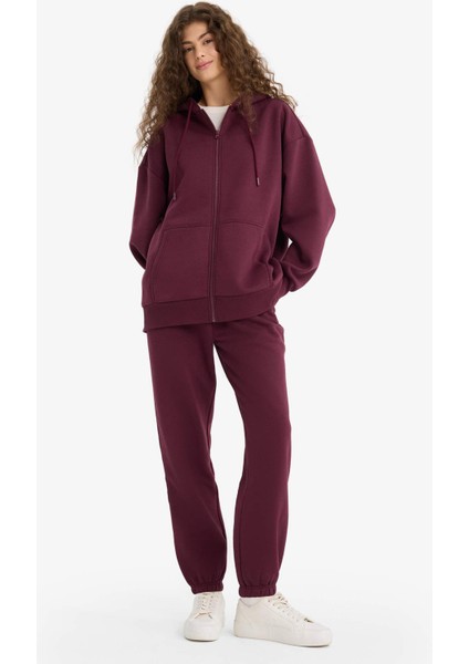 Oversize Geniş Kalıp Kapüşonlu Fermuarlı Sweatshirt V4233AZ25WN fiyatları