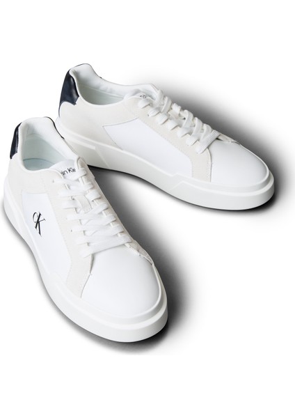 Beyaz - Siyah Erkek Sneaker Chunky Cupsole Laceup Lth Mıx modelleri