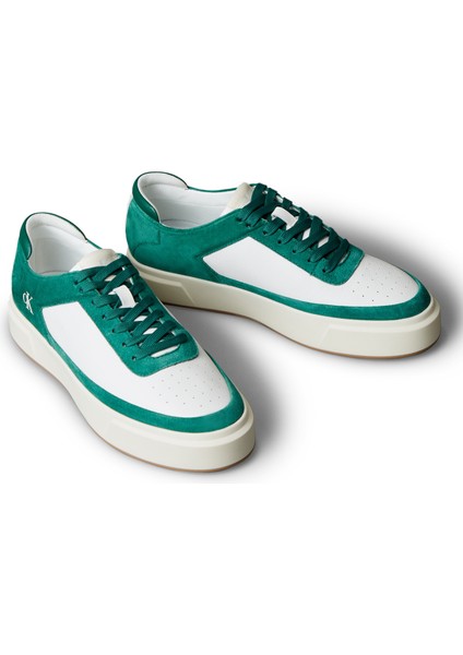 Beyaz - Yeşil Erkek Sneaker Basket Cupsole Laceup Lth-Su modelleri