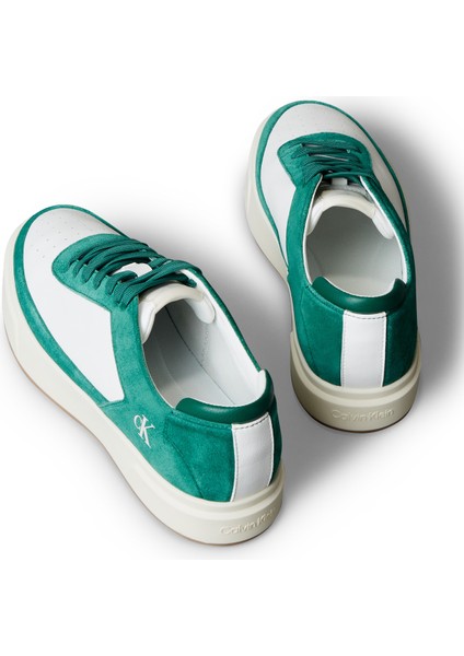 Beyaz - Yeşil Erkek Sneaker Basket Cupsole Laceup Lth-Su indirimleri