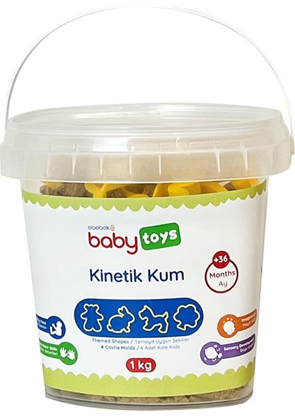 Kinetik Kum Kova 1000GR 4 Kalıp