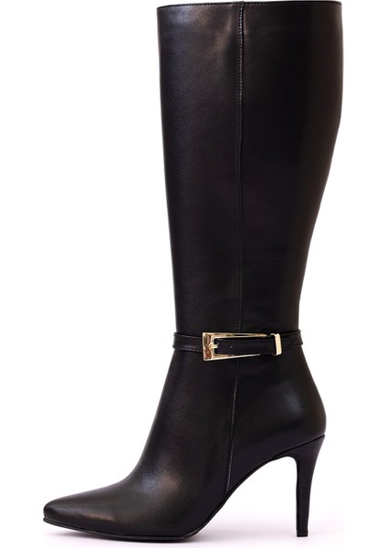 Hakiki Deri Kadın Çizme - Ince Topuk 25HSY2041 indirimleri