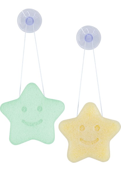 Yıldız Şekilli Konjac Banyo Süngeri 2'li fiyatları