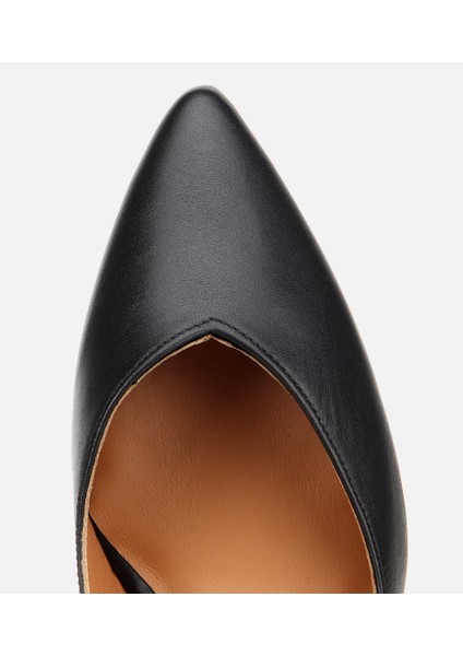 01AYH312520A100 KADIN Deri Siyah Ince Topuklu Stiletto fırsatları