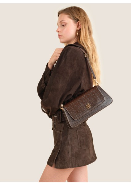 Kahve Kadın Omuz Çantası 25FW308 fiyatları