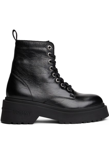 Deri Siyah Kadın Bot EN0EN02848BDS