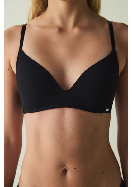 Siyah Comfy Cosy Ayarlanabilir Askılı Balensiz Dolgusuz Sütyen fiyatları