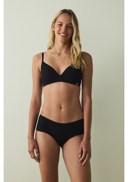 Siyah Comfy Cosy Ayarlanabilir Askılı Balensiz Dolgusuz Sütyen indirimleri