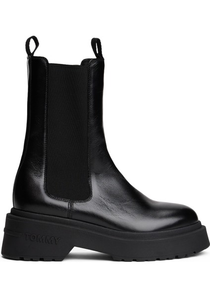 Deri Siyah Kadın Bot EN0EN02888BDS