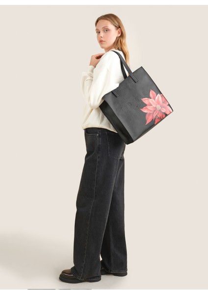 Siyah Kadın Shopper Çanta 240624-7 fiyatları