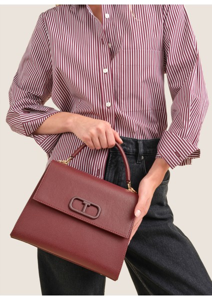 Bordo Kadın El Çantası 25FW314 fiyatları