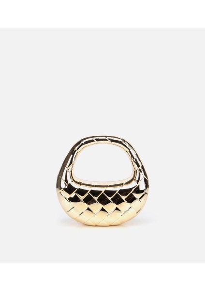 03CAH312280A540 KADIN Gold Metalik Dokulu Portföy Çanta