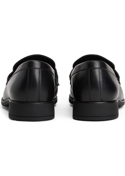 Deri Siyah Kadın Loafer FW0FW08971BDS fırsatları