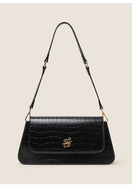 Siyah Kadın Omuz Çantası 25FW308