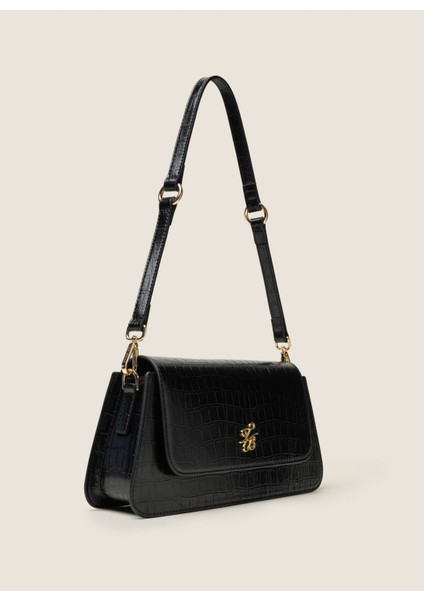 Siyah Kadın Omuz Çantası 25FW308 modelleri