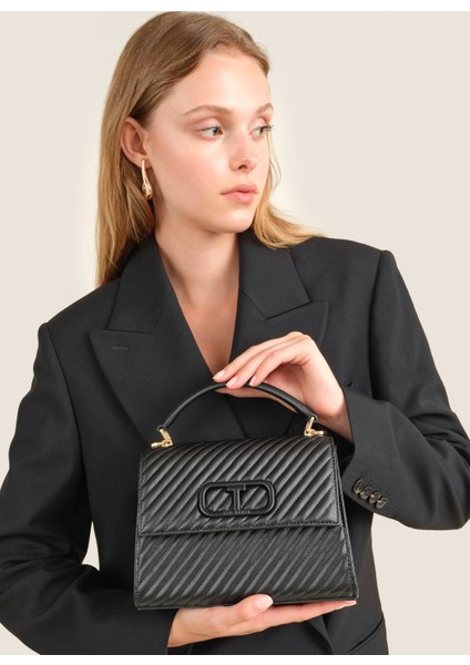 Siyah Kadın El Çantası 25FW316N fiyatları