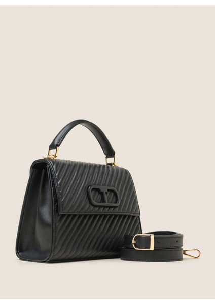 Siyah Kadın El Çantası 25FW316N modelleri