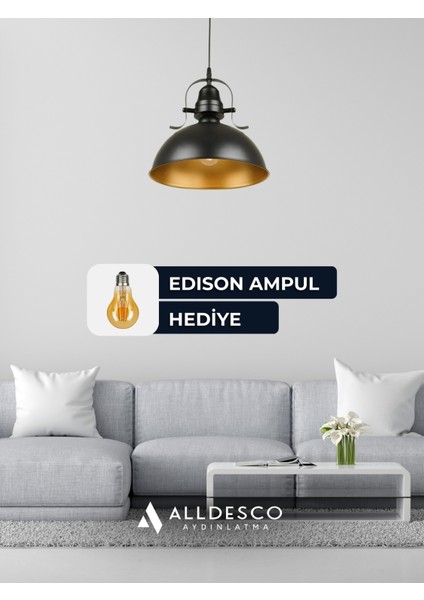 Forge Metal Tekli Sarkıt Avize – Ofis, Mağaza, Restoran, Işyeri, Salon Aydınlatma fırsatları