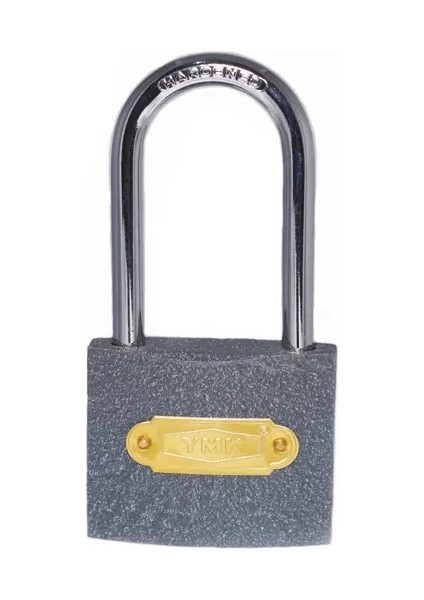 Eko Gri Döküm Uzun Kancalı Asma Kilit 63MM