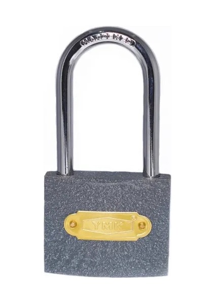 Eko Gri Döküm Uzun Kancalı Asma Kilit 38MM