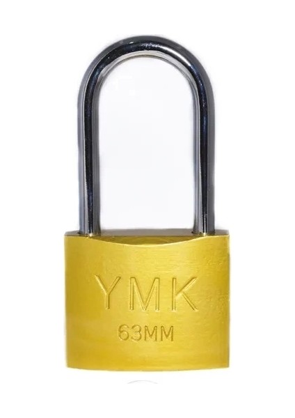 Eko Sarı Boyalı Uzun Kancalı Asma Kilit 25MM