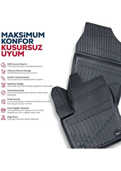 Citroen C4X Benzin/dizel 2022 Sonrası Araca Özel 3D Havuzlu Paspas & Bagaj Havuzu Seti (Hediyeli) fiyatları