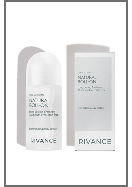 Roll-On Doğal Kokusuz Unisex 50 ml Pudrasız Alüminyum İçermeyen Dermatolojik Onaylı