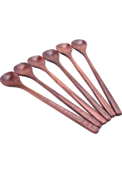6 Adet Ahşap Uzun Kaşık, Uzun Saplı Yuvarlak Kaşık, Kore Usulü Çorba Kaşıkları, Çorba Pişirme, Karıştırma, Mutfak (Yurt Dışından) fiyatları