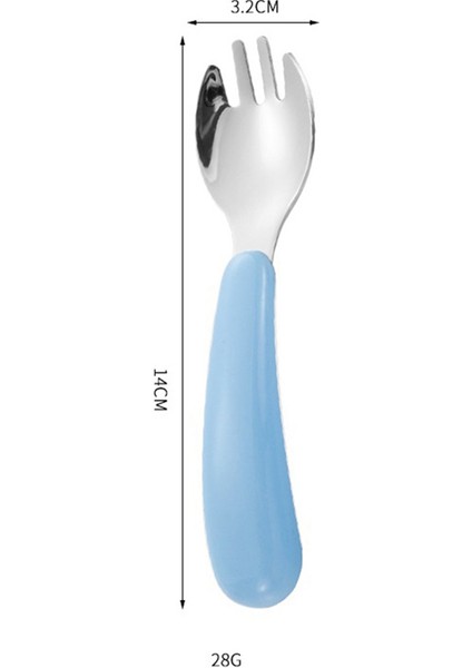 Yürümeye Başlayan Çocuklar Için Gereçler, 3 Çatal ve 3 Kaşık, Kalın ve Kolay Tutulan Saplar, Yeni Kendi Kendine Beslenenler Için Mükemmel Uzunluk, Diş Etlerine ve Dişlere Nazik (Yurt Dışından)