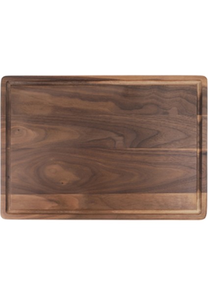 Siyah Ceviz Doğrama Tahtası Biftek Tahtası Masif Ahşap Biftek Tepsisi Koruyucu Mutfak Kesme Tahtası Oluklu Biftek Tabağı Ekmek Tabağı Tepsisi (Yurt Dışından)