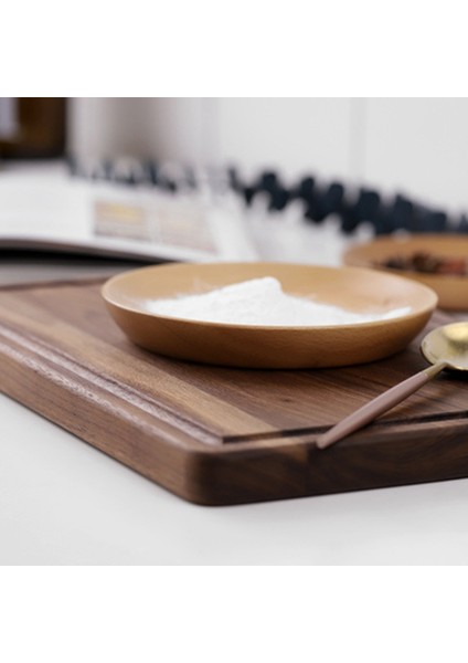 Siyah Ceviz Doğrama Tahtası Biftek Tahtası Masif Ahşap Biftek Tepsisi Koruyucu Mutfak Kesme Tahtası Oluklu Biftek Tabağı Ekmek Tabağı Tepsisi (Yurt Dışından) indirimleri