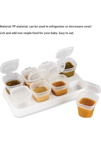 Bebek Maması Kavanozları, Bebek Maması Saklama Kapları, Bebek Maması Kapları, Tepsili Yeniden Kullanılabilir Istiflenebilir Saklama Kapları (9 Adet) (Yurt Dışından) fiyatları