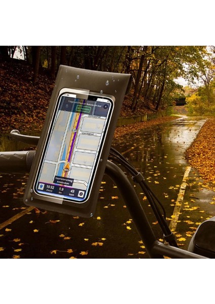 Motosiklet Bisiklet 360° Döndürülebilir Su Geçirmez Telefon Kılıfı Telefon Tutucu 4’’-7.2 Inç modelleri