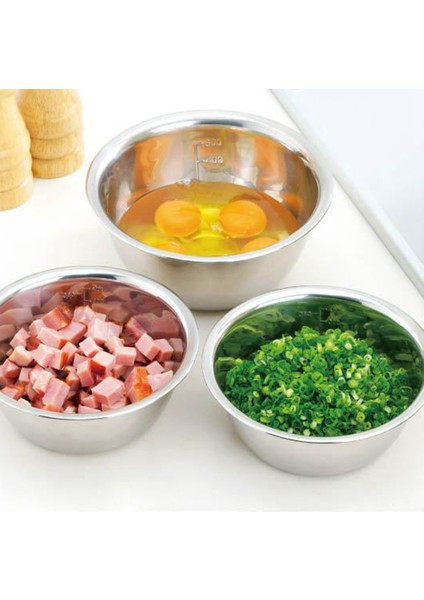 Paslanmaz Çelik Karıştırma Kapları (5'li Set) Kaymaz Yuvalı Çırpma Kapları Seti Salata Pişirme Fırınlama Için Karıştırma Kapları (Yurt Dışından) fiyatları