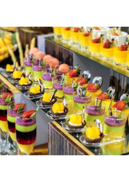 100 Adet Kırılmaz Damla Meze Tabağı Sofra Takımı Yeniden Kullanılabilir Plastik Tadım Kabı Sos Kabı Dondurma Kabı Havyar B (Yurt Dışından) modelleri