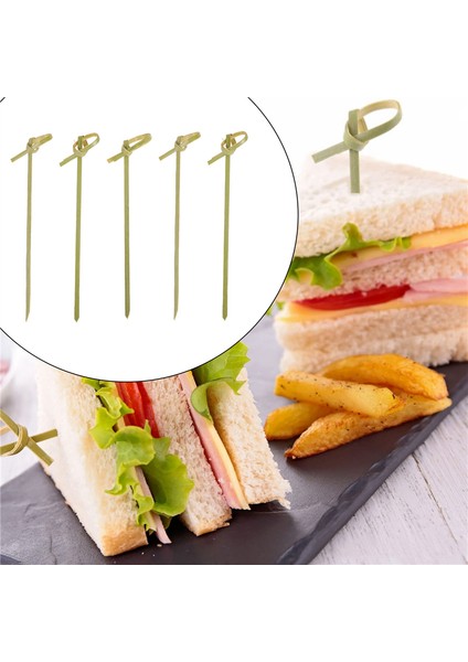 500 Paket Bambu Kokteyl Kürdanları, Kokteyl Kürdanları, Bambu Şişler, Meze Kürdanları 4 Inç (Yurt Dışından) fiyatları