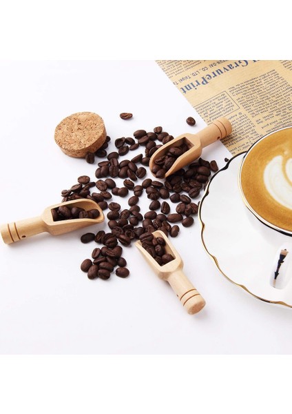 Küçük Tahta Kaşık Süt Tozu Kaşığı Ahşap Tuz Tozu Ölçü Kaşığı Çay Kahve Baharat Tahta Kaşığı (12 Adet) (Yurt Dışından) indirimleri